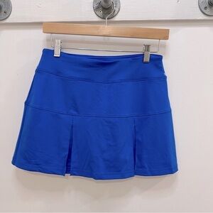 Like new Bright blue pleated short skort skirt
